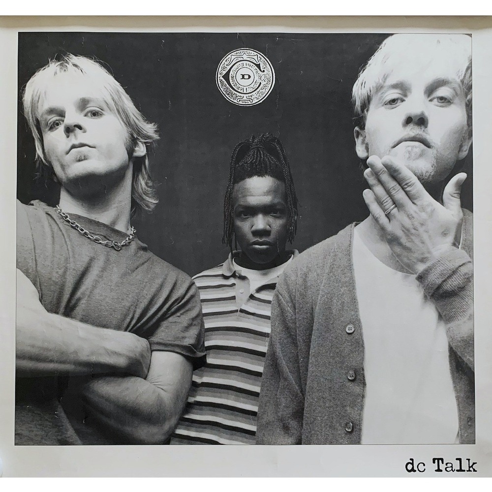 dc Talk Self Named Album Early Poster 22x24 Never Folded Christian Rock Rap Band